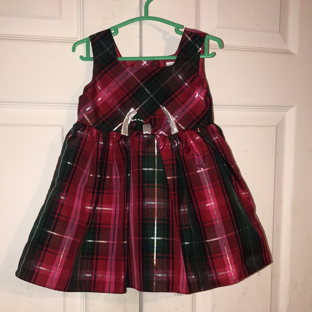 NWOT Girls Tartan Plaid Holiday Dress
